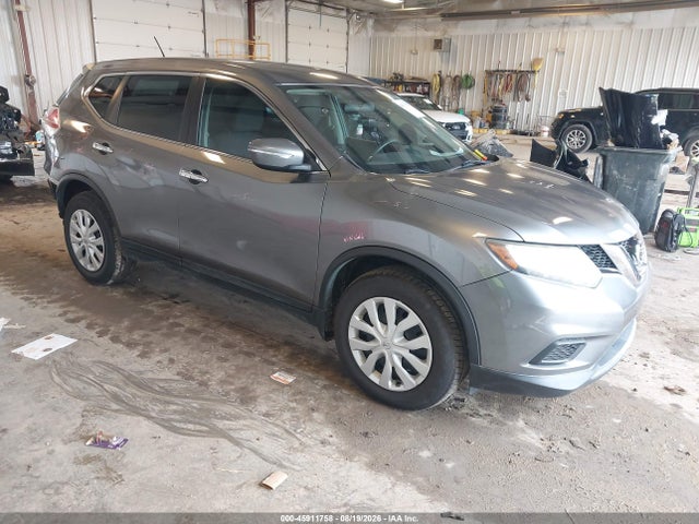 2015 Nissan Rogue S მანქანა იყიდება აუქციონზე, vin: KNMAT2MT2FP584672, აუქციონის ნომერი: 45911758