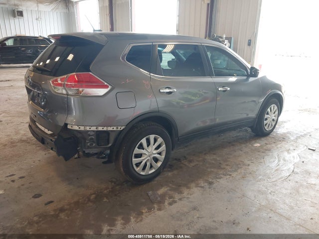 2015 Nissan Rogue S მანქანა იყიდება აუქციონზე, vin: KNMAT2MT2FP584672, აუქციონის ნომერი: 45911758