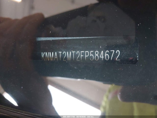 2015 Nissan Rogue S მანქანა იყიდება აუქციონზე, vin: KNMAT2MT2FP584672, აუქციონის ნომერი: 45911758