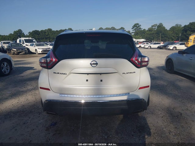 2016 Nissan Murano Platinum მანქანა იყიდება აუქციონზე, vin: 5N1AZ2MGXGN133399, აუქციონის ნომერი: 45911864