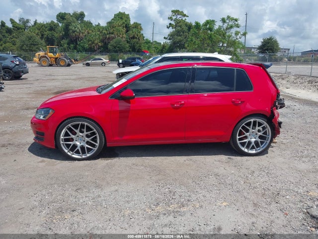 2015 Volkswagen Golf Tsi S 4-door მანქანა იყიდება აუქციონზე, vin: 3VW217AU1FM014119, აუქციონის ნომერი: 45911875