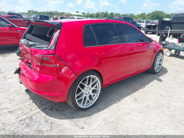 2015 Volkswagen Golf Tsi S 4-door მანქანა იყიდება აუქციონზე, vin: 3VW217AU1FM014119, აუქციონის ნომერი: 45911875