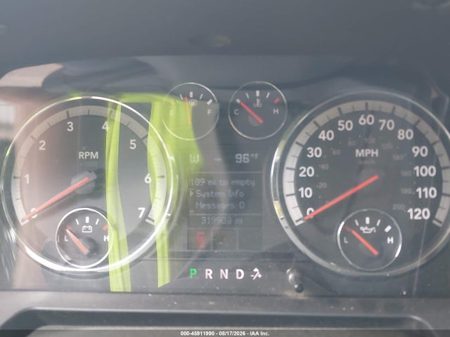 45911990 :رقم المزاد ، 1D3HB13P99S749142 vin ، 2009 Dodge Ram 1500 Slt/sport/trx مزاد بيع