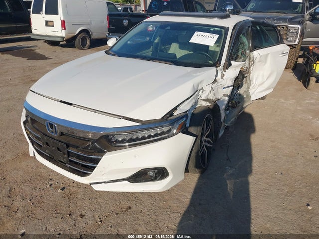 Продажа на аукционе авто 2021 Honda Accord Hybrid Touring, vin: 1HGCV3F97MA021581, номер лота: 45912163