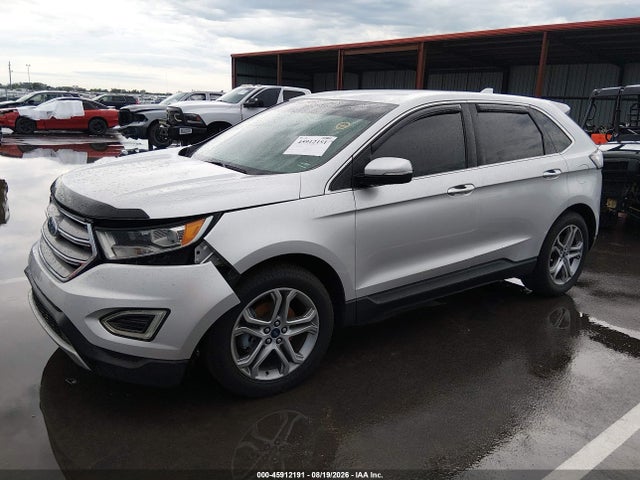 2015 Ford Edge Titanium მანქანა იყიდება აუქციონზე, vin: 2FMTK3K92FBB34743, აუქციონის ნომერი: 45912191