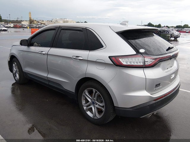2015 Ford Edge Titanium მანქანა იყიდება აუქციონზე, vin: 2FMTK3K92FBB34743, აუქციონის ნომერი: 45912191
