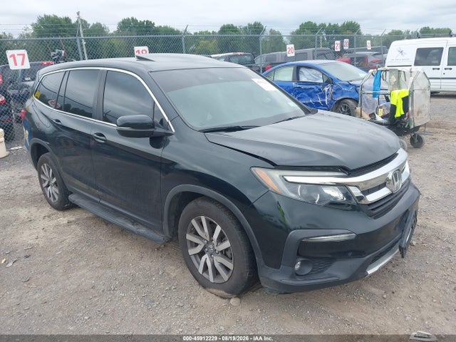 2019 Honda Pilot Ex-l მანქანა იყიდება აუქციონზე, vin: 5FNYF6H59KB021177, აუქციონის ნომერი: 45912229