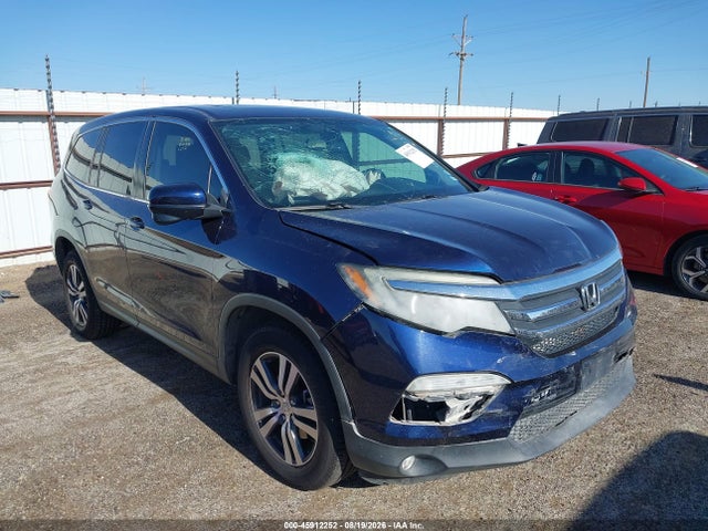 2018 Honda Pilot Ex-l მანქანა იყიდება აუქციონზე, vin: 5FNYF6H53JB070289, აუქციონის ნომერი: 45912252