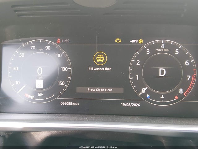 45912317 :رقم المزاد ، SALGS2RU1MA444488 vin ، 2021 Land Rover Range Rover Westminster مزاد بيع