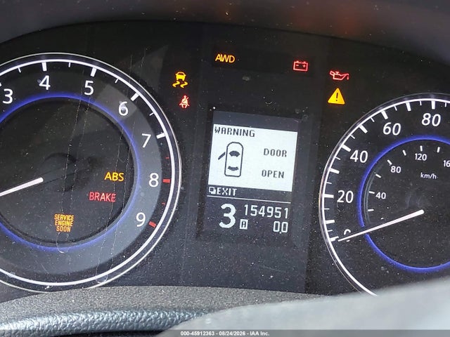 Продаж на аукціоні авто 2012 Infiniti G37x, vin: JN1CV6AR7CM672832, номер лоту: 45912363