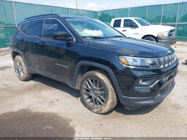 Aukcja sprzedaży 2022 Jeep Compass Latitude Lux 4x4, vin: 3C4NJDFB3NT206748, numer aukcji: 45912433