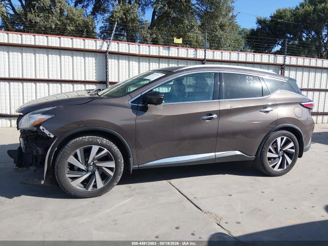 2017 Nissan Murano S/sl/sv/platinum მანქანა იყიდება აუქციონზე, vin: 5N1AZ2MG6HN152954, აუქციონის ნომერი: 45912463