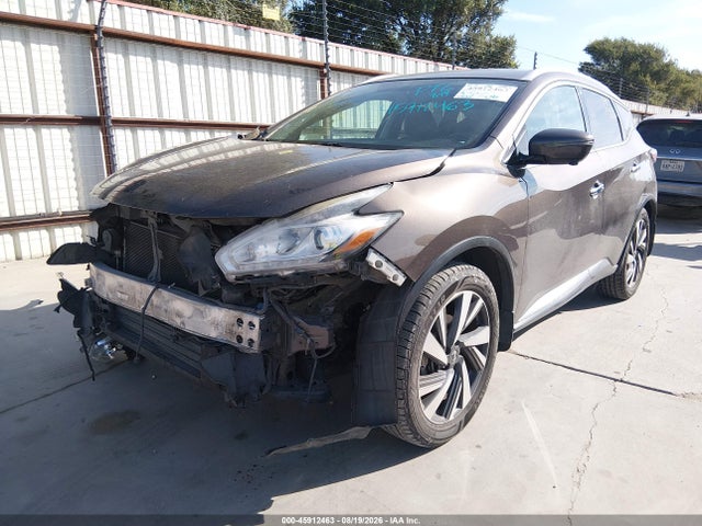 2017 Nissan Murano S/sl/sv/platinum მანქანა იყიდება აუქციონზე, vin: 5N1AZ2MG6HN152954, აუქციონის ნომერი: 45912463