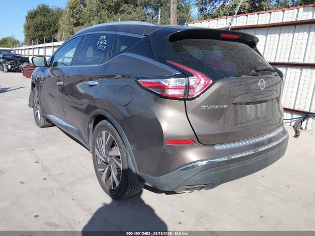 2017 Nissan Murano S/sl/sv/platinum მანქანა იყიდება აუქციონზე, vin: 5N1AZ2MG6HN152954, აუქციონის ნომერი: 45912463