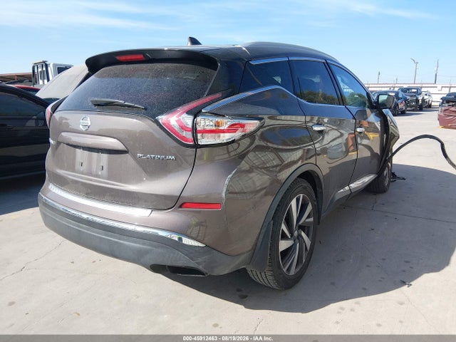 2017 Nissan Murano S/sl/sv/platinum მანქანა იყიდება აუქციონზე, vin: 5N1AZ2MG6HN152954, აუქციონის ნომერი: 45912463