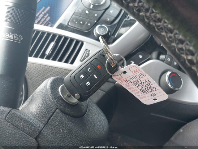45912467 :رقم المزاد ، 1G1PC5SB2E7174628 vin ، 2014 Chevrolet Cruze 1lt Auto مزاد بيع