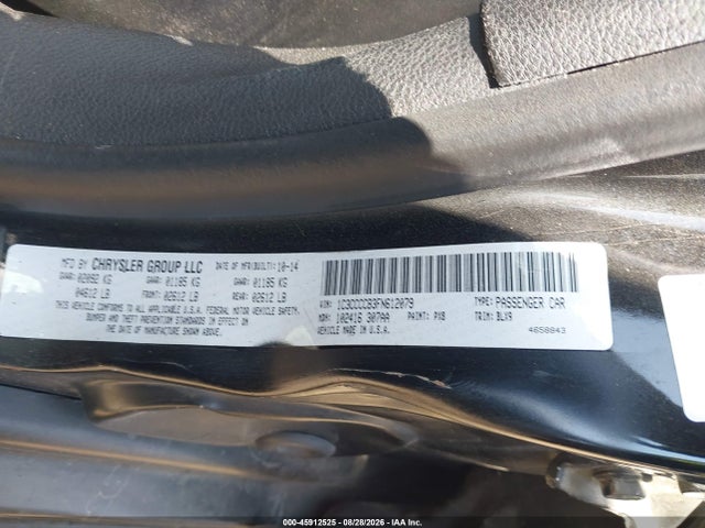 Aukcja sprzedaży 2015 Chrysler 200 C, vin: 1C3CCCCB3FN612079, numer aukcji: 45912525