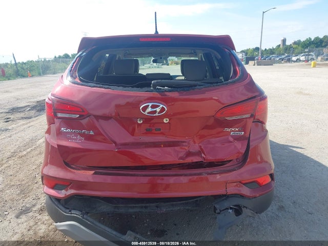 Продаж на аукціоні авто 2018 Hyundai Santa Fe Sport 2.4l, vin: 5XYZTDLB7JG555767, номер лоту: 45912539