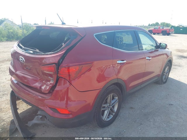 Продаж на аукціоні авто 2018 Hyundai Santa Fe Sport 2.4l, vin: 5XYZTDLB7JG555767, номер лоту: 45912539