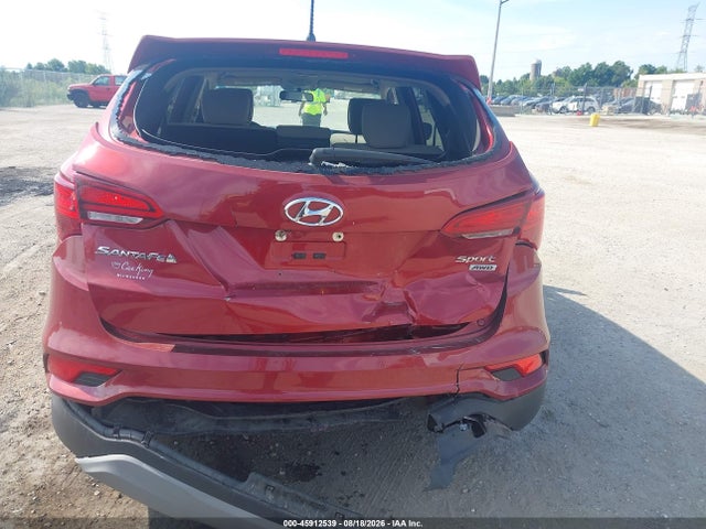 Продаж на аукціоні авто 2018 Hyundai Santa Fe Sport 2.4l, vin: 5XYZTDLB7JG555767, номер лоту: 45912539