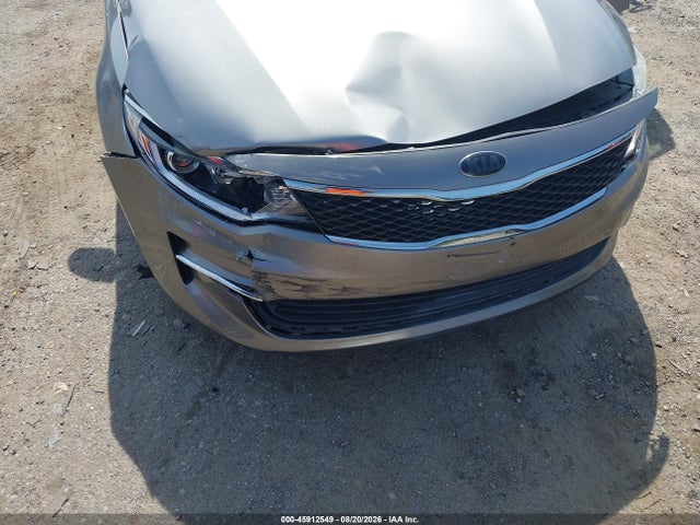 2018 Kia Optima Lx მანქანა იყიდება აუქციონზე, vin: 5XXGT4L31JG268686, აუქციონის ნომერი: 45912549