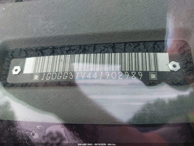 Продаж на аукціоні авто 2004 Gmc Savana Cutaway Standard, vin: 1GDGG31V441902989, номер лоту: 45912643