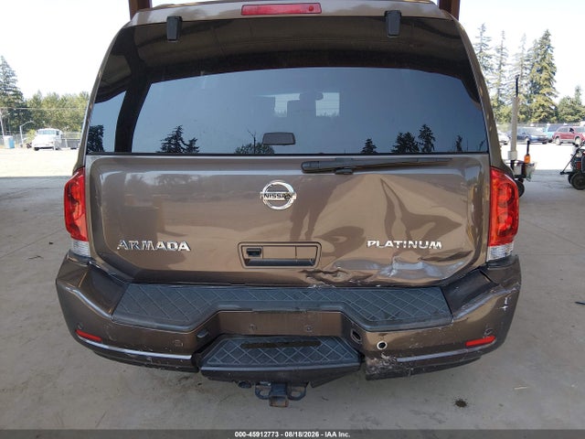 2014 Nissan Armada Platinum მანქანა იყიდება აუქციონზე, vin: 5N1AA0ND7EN601232, აუქციონის ნომერი: 45912773