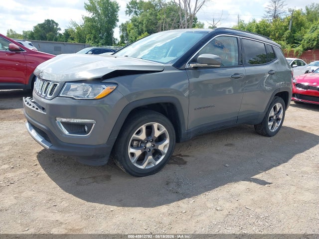 Aukcja sprzedaży 2020 Jeep Compass Limited 4x4, vin: 3C4NJDCB4LT227917, numer aukcji: 45912792
