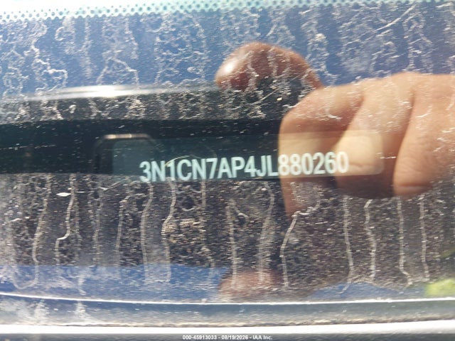Продаж на аукціоні авто 2018 Nissan Versa 1.6 Sv, vin: 3N1CN7AP4JL880260, номер лоту: 45913033