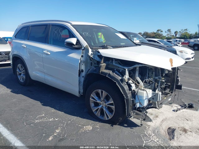 Toyota Highlander Xle V6 2015 5TDJKRFH9FS180889 головне зображення