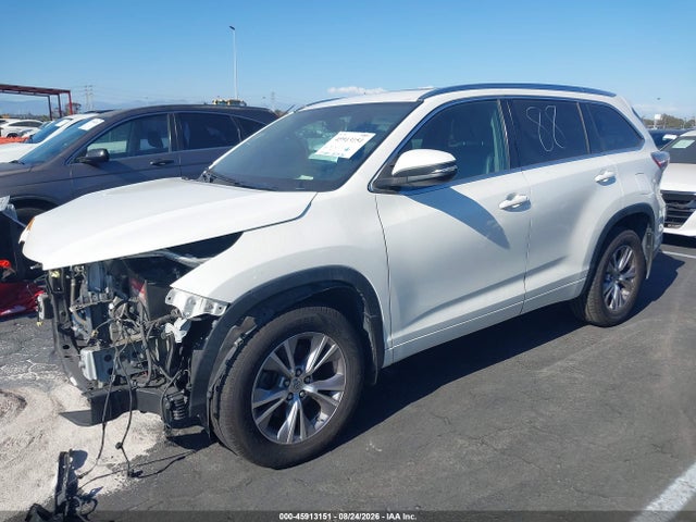 Toyota Highlander Xle V6 2015 5TDJKRFH9FS180889 Image 2