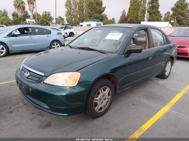 2001 Honda Civic Lx მანქანა იყიდება აუქციონზე, vin: 2HGES16571H507355, აუქციონის ნომერი: 45913152