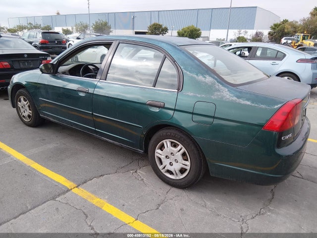 2001 Honda Civic Lx მანქანა იყიდება აუქციონზე, vin: 2HGES16571H507355, აუქციონის ნომერი: 45913152