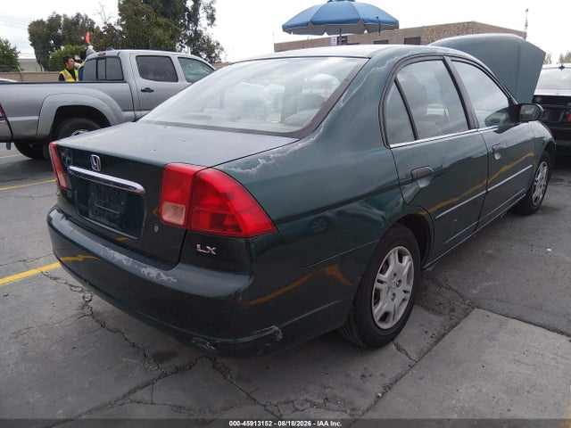 2001 Honda Civic Lx მანქანა იყიდება აუქციონზე, vin: 2HGES16571H507355, აუქციონის ნომერი: 45913152