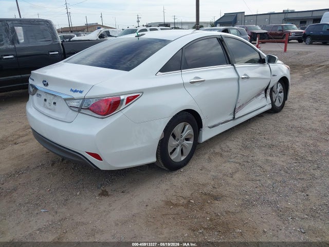 2014 Hyundai Sonata Hybrid მანქანა იყიდება აუქციონზე, vin: KMHEC4A48EA118123, აუქციონის ნომერი: 45913327