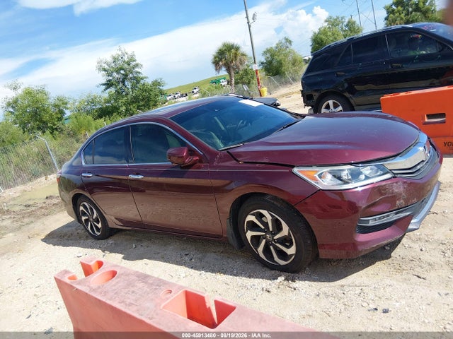 2017 Honda Accord Ex-l V6 მანქანა იყიდება აუქციონზე, vin: 1HGCR3F03HA031696, აუქციონის ნომერი: 45913480