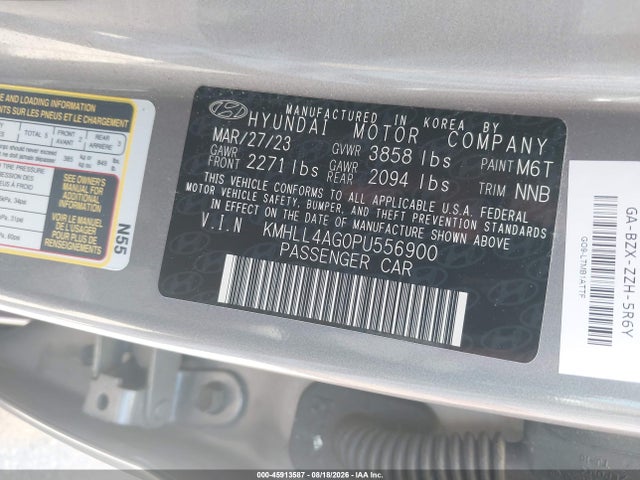 Hyundai ELANTRA SE 2023 KMHLL4AG0PU556900 Image 9