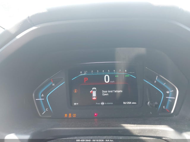 45913649 :رقم المزاد ، 5FNRL6H72KB087097 vin ، 2019 Honda Odyssey Ex-l مزاد بيع