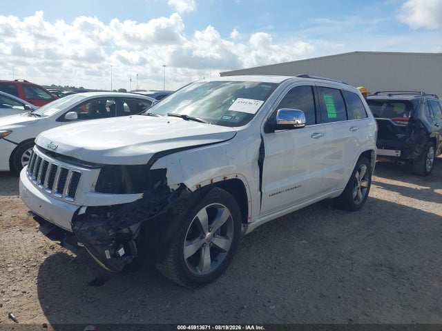 2016 Jeep Grand Cherokee Overland მანქანა იყიდება აუქციონზე, vin: 1C4RJFCGXGC445631, აუქციონის ნომერი: 45913671