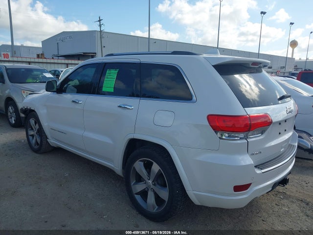 2016 Jeep Grand Cherokee Overland მანქანა იყიდება აუქციონზე, vin: 1C4RJFCGXGC445631, აუქციონის ნომერი: 45913671