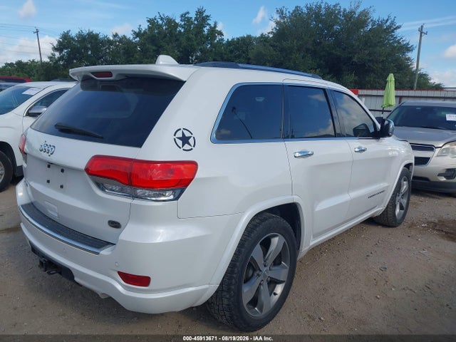 2016 Jeep Grand Cherokee Overland მანქანა იყიდება აუქციონზე, vin: 1C4RJFCGXGC445631, აუქციონის ნომერი: 45913671