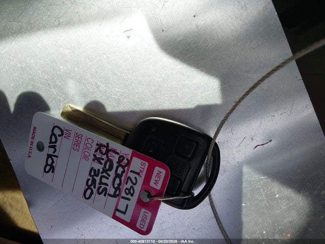 45913710 :رقم المزاد ، JTJGK31U799852184 vin ، 2009 Lexus Rx 350 مزاد بيع