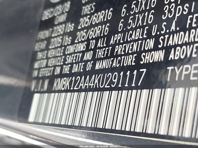 Hyundai Kona Se 2019 KM8K12AA4KU291117 Image 9