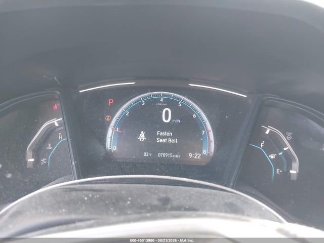 Aukcja sprzedaży 2019 Honda Civic Lx, vin: 2HGFC2F65KH562730, numer aukcji: 45913900