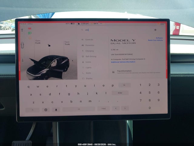 Продаж на аукціоні авто 2026 Tesla Model Y All-wheel Drive/long Range Launch Series/premium All-wheel Drive, vin: 7SAYGDEE6TA730642, номер лоту: 45913940