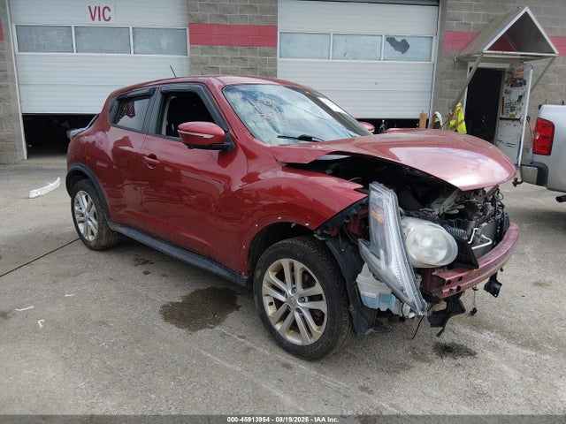 2015 Nissan Juke Sv მანქანა იყიდება აუქციონზე, vin: JN8AF5MV6FT558100, აუქციონის ნომერი: 45913954