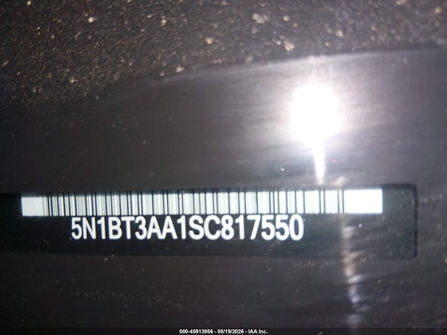 5N1BT3AA1SC817550 Nissan Rogue S Fwd