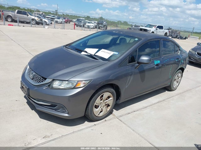 45913992 :رقم المزاد ، 2HGFB2F58DH589630 vin ، 2013 Honda Civic Lx مزاد بيع
