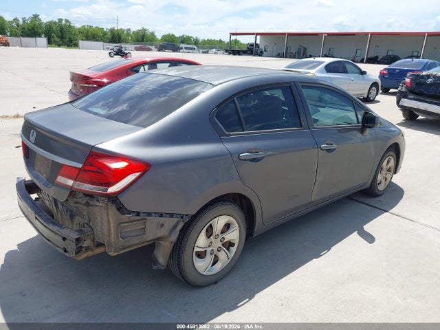 45913992 :رقم المزاد ، 2HGFB2F58DH589630 vin ، 2013 Honda Civic Lx مزاد بيع