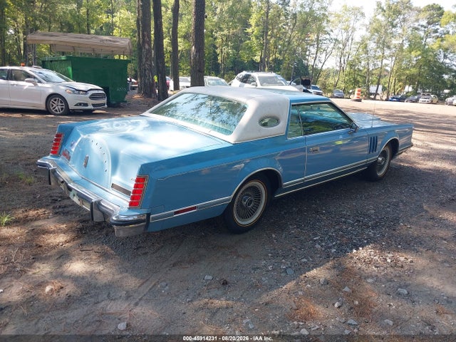 1978 Lincoln Mark V მანქანა იყიდება აუქციონზე, vin: 8Y89A858262, აუქციონის ნომერი: 45914231
